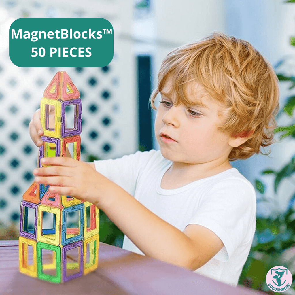 MagnetBlocks™ | Jeux de construction aimanté pour enfants 3 ans+ - cocoonbebe