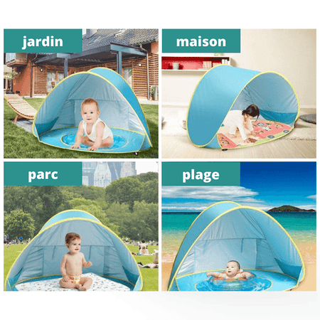 HappyTente™ Tente "Pop UP" avec piscine intégrée - cocoonbebe